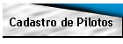 Cadastro de Pilotos